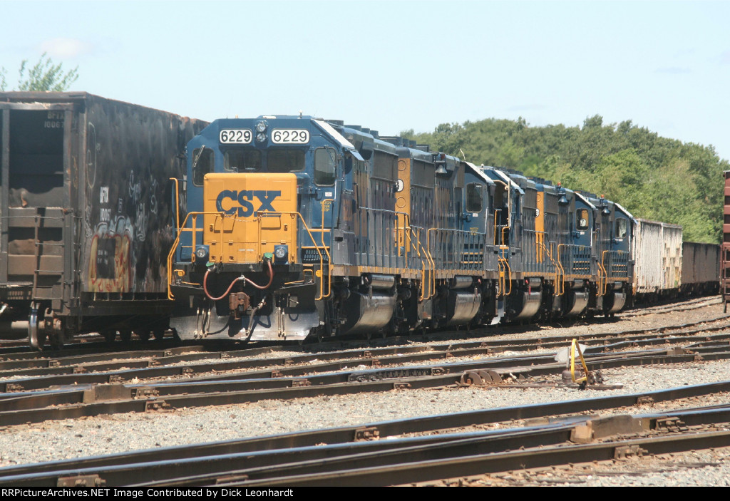 CSX 6229 and four others